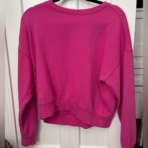 Vibrant Pink Crewneck, size M